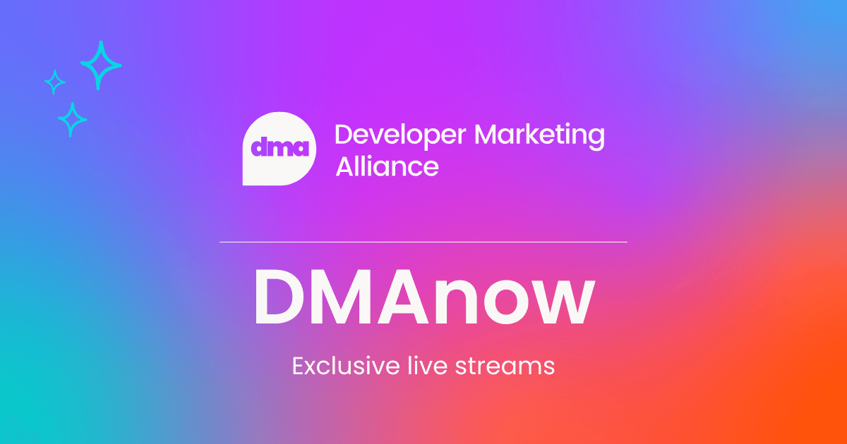 DMAnow - exclusive developer marketing live streams