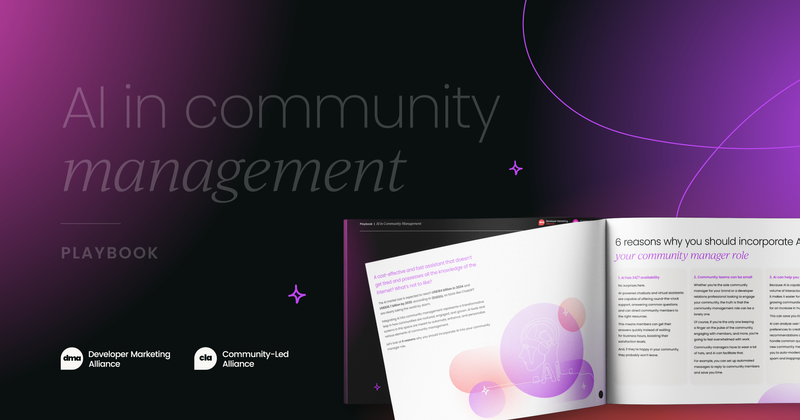 Get your free copy of the AI in Community Management Playbook