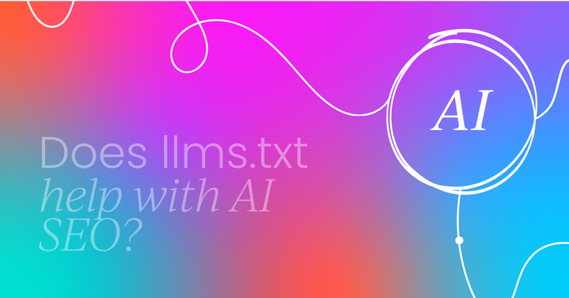 Does llms.txt really help with AI-SEO? (this EXPERIMENT tells so!)